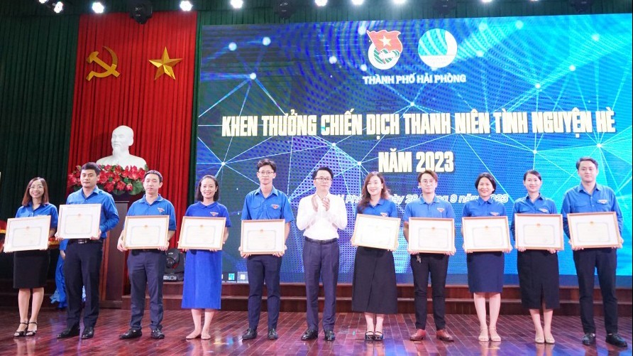 Thành đoàn Hải Phòng tổng kết Chiến dịch Thanh niên tình nguyện hè năm 2023