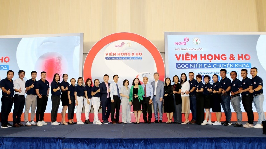 Reckitt và Tổng hội Y học Việt Nam tổ chức chuỗi hội thảo về điều trị viêm họng và ho