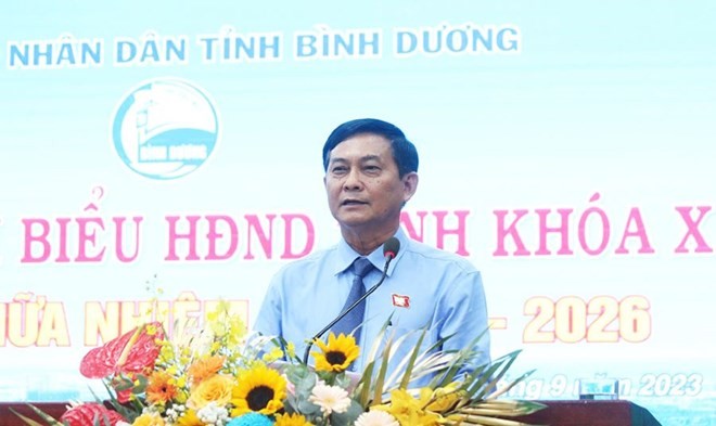 Ông Nguyễn Văn Lộc, Chủ tịch HĐND tỉnh Bình Dương.