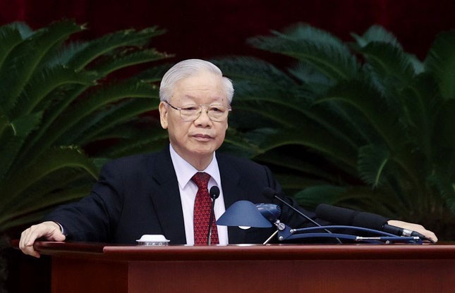 Tổng Bí thư Nguyễn Phú Trọng phát biểu khai mạc Hội nghị Trung ương 8.