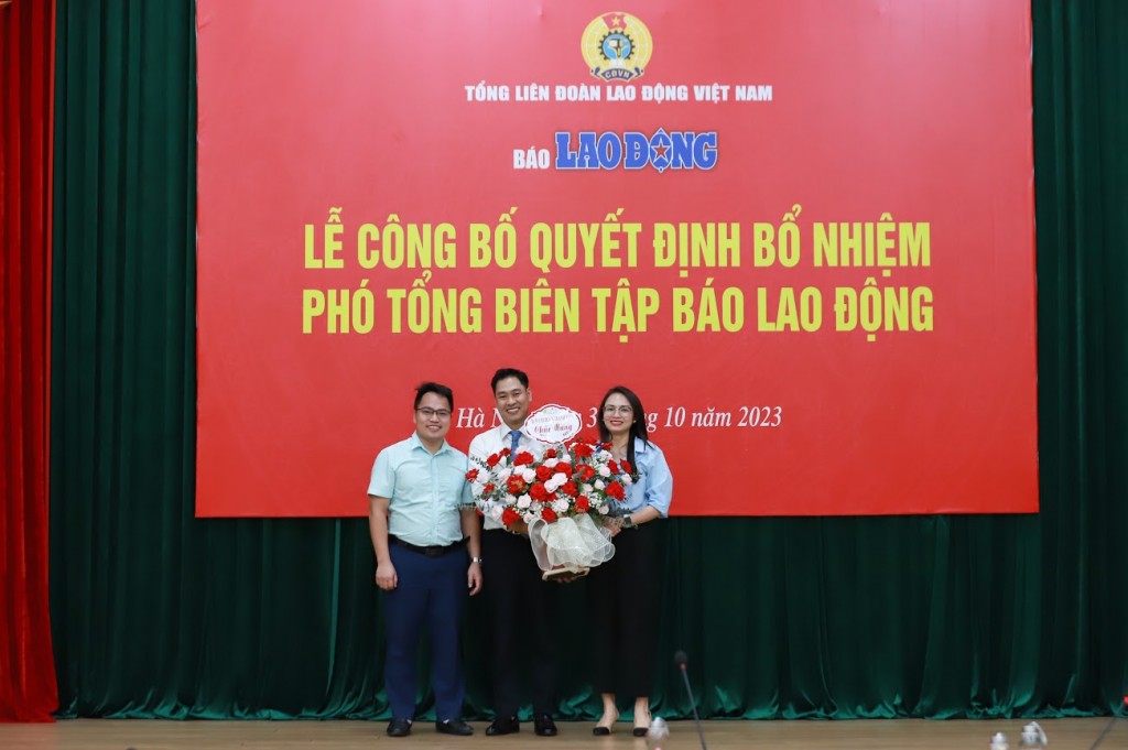 Bổ nhiệm nhà báo Nguyễn Đức Thành giữ chức Phó Tổng Biên tập Báo Lao Động