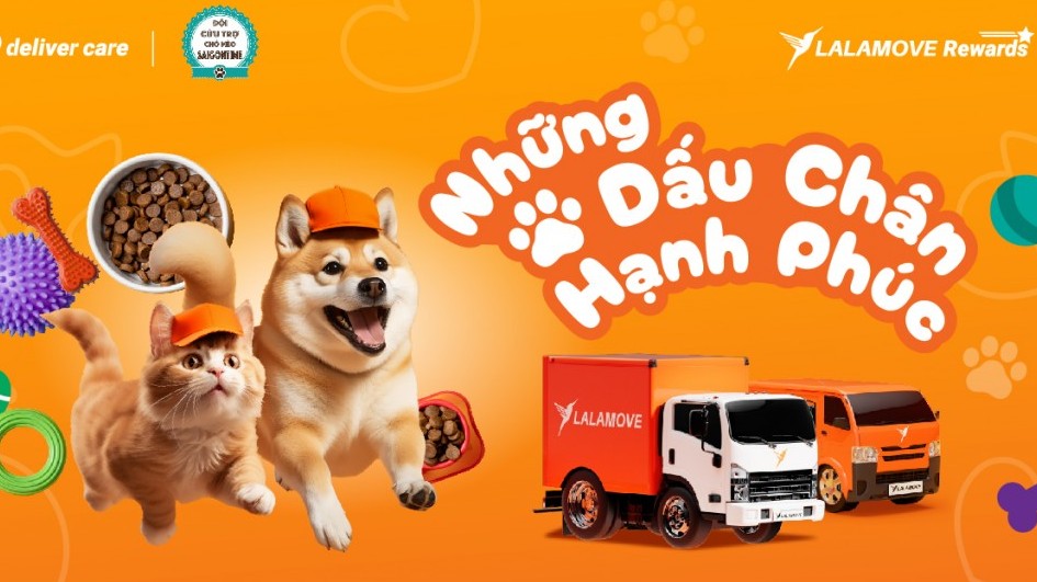 Lalamove Deliver Care chung tay giải cứu thú cưng