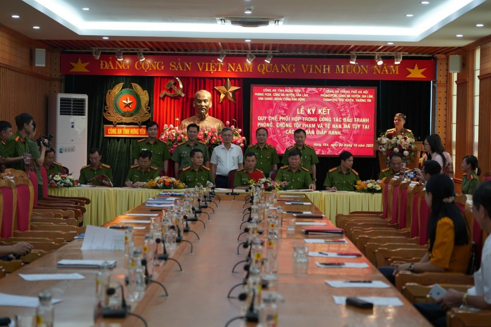 Phối hợp đấu tranh phòng chống tội phạm ma tuý tại địa bàn giáp ranh Hà Nội - Hưng Yên