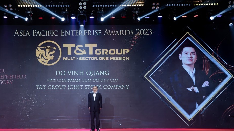 Phó Chủ tịch T&T Group Đỗ Vinh Quang nhận giải Doanh nhân xuất sắc Châu Á 2023