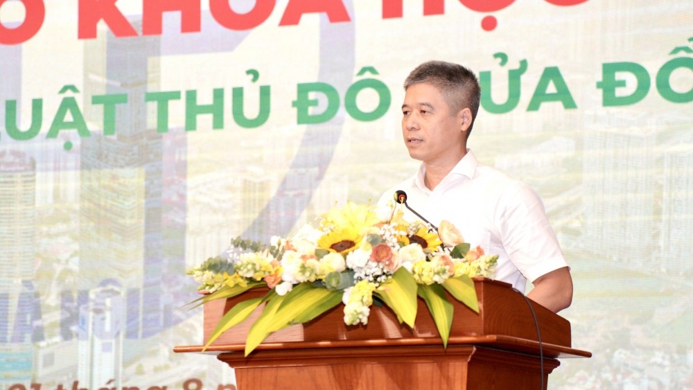 PGS.TS. Hoàng Tùng cho rằng Luật Thủ đô (sửa đổi) phải tạo nền tảng, cơ sở hay tính đặc thù vượt trội cho giai đoạn sau.