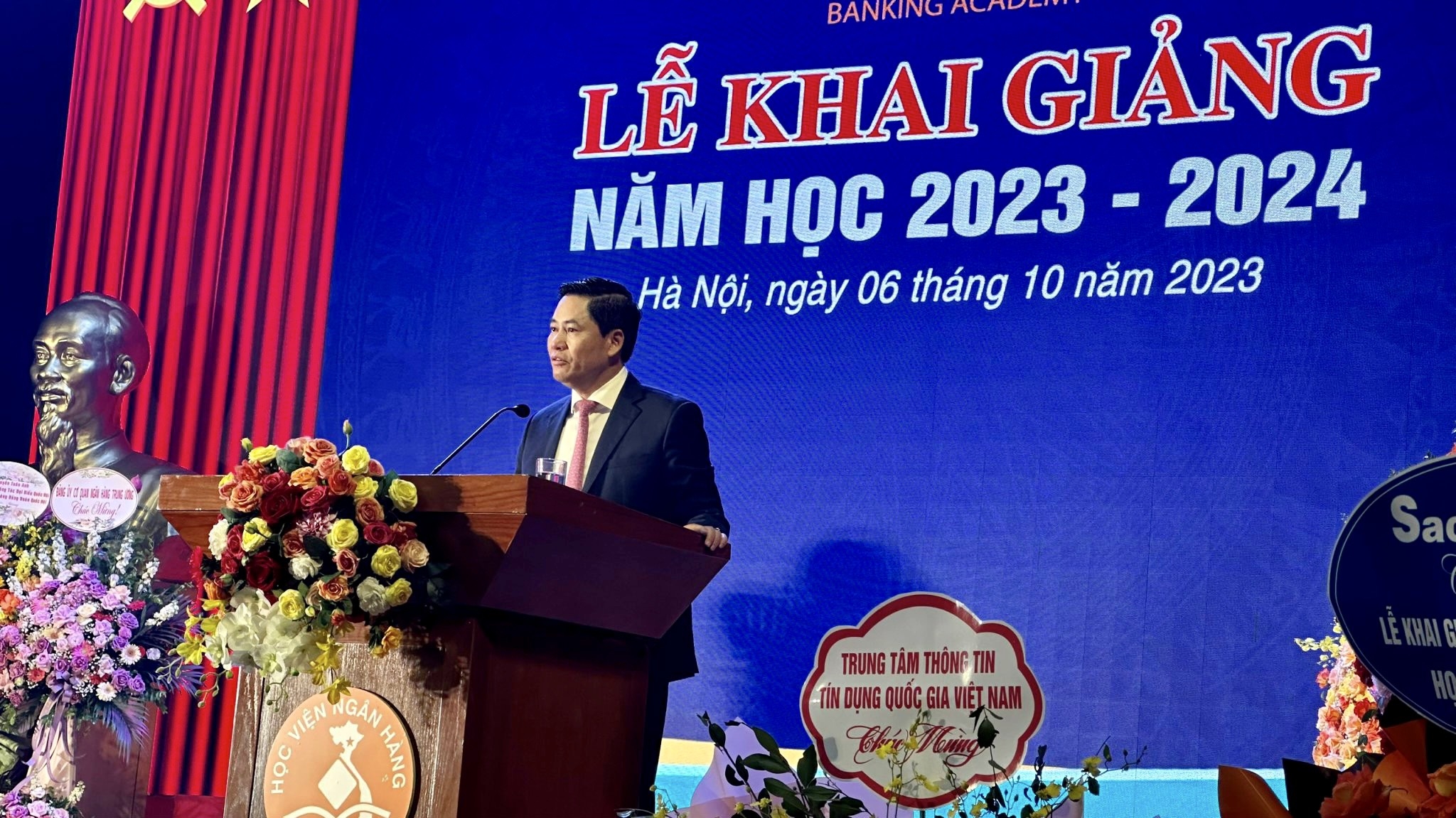 Học viện Ngân hàng chính thức khai giảng năm học 2023 - 2024