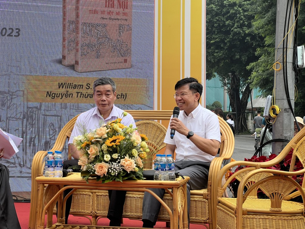  GS, TS Hoàng Anh Tuấn chia sẻ tại buổi ra mắt cuốn sách