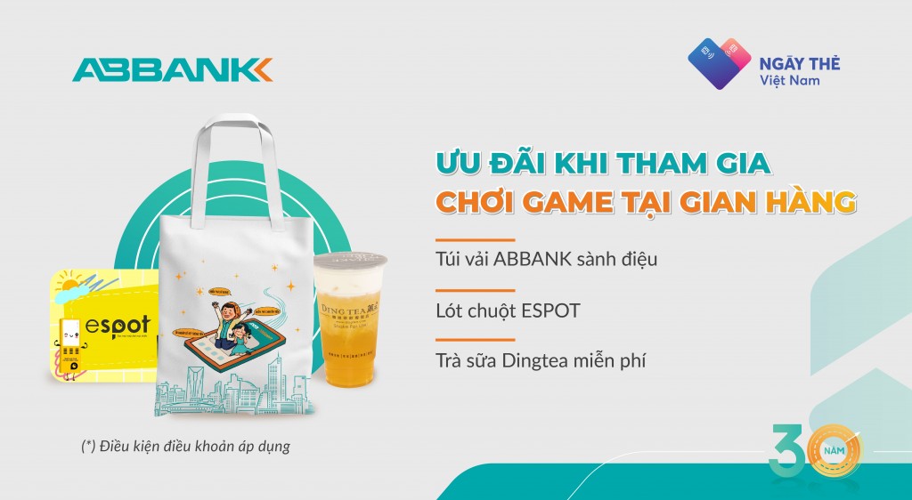 ABBANK đồng hành Ngày thẻ Việt Nam vì một xã hội không dùng tiền mặt