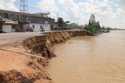 Bổ sung vốn cho các tỉnh Đồng bằng sông Cửu Long thực hiện dự án phòng, chống sạt lở bờ sông, bờ biển