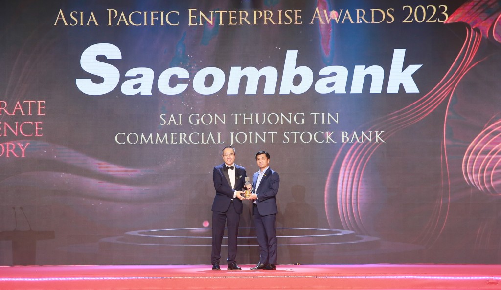 Sacombank được vinh danh Doanh nghiệp xuất sắc và truyền cảm hứng năm 2023