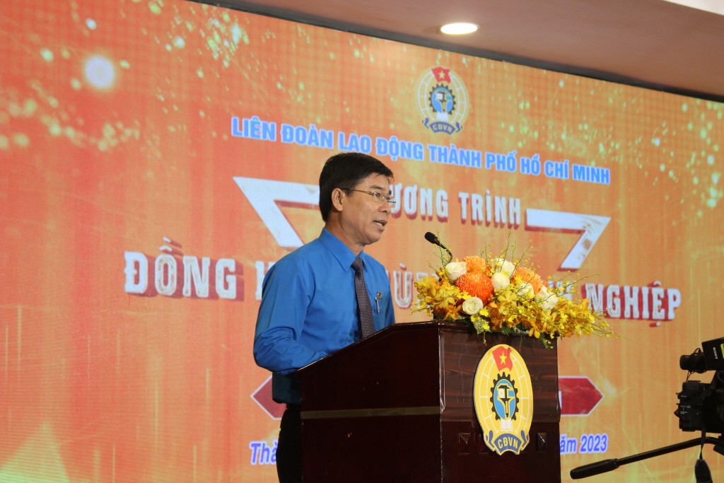  ông Phạm Chí Tâm, Phó Chủ tịch LĐLĐ TP Hồ Chí Minh