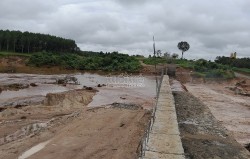 Gia Lai: Vỡ đập dẫn nước thủy điện Ia Glae 2