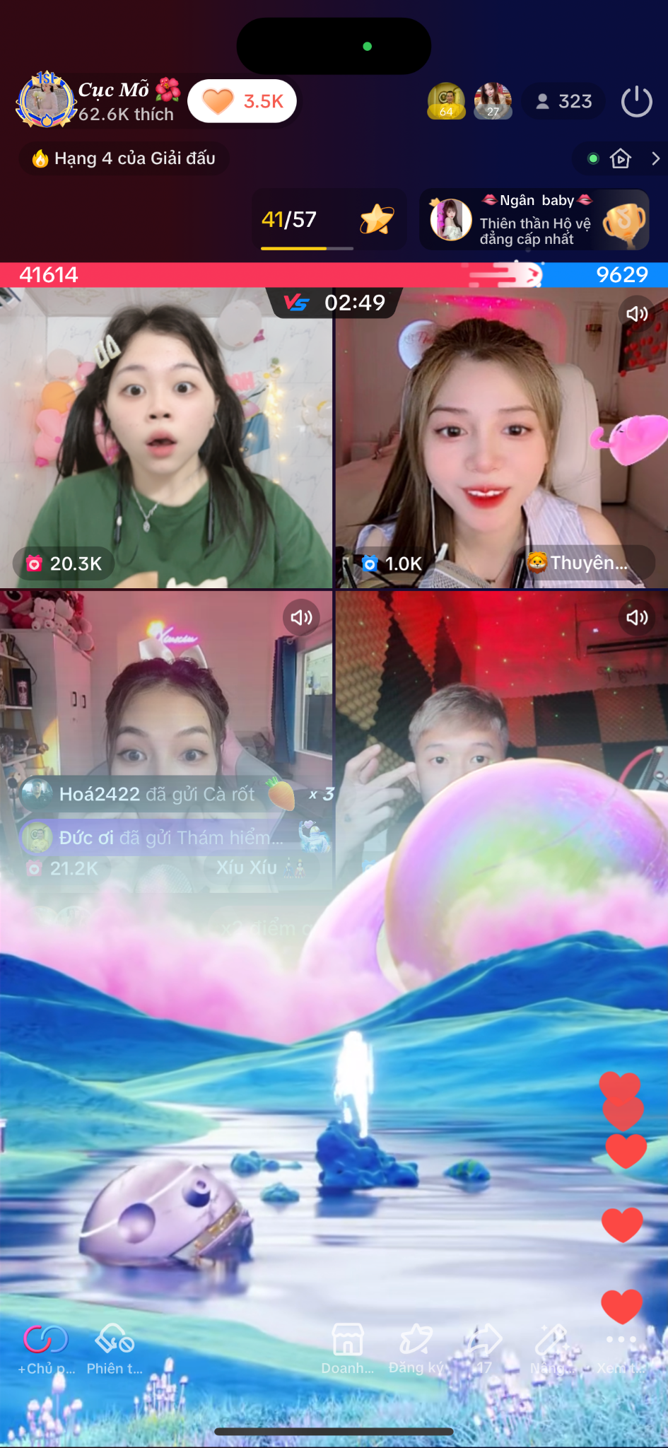 Cô gái U18 thành công chinh phục bảng xếp hạng livestream giải trí