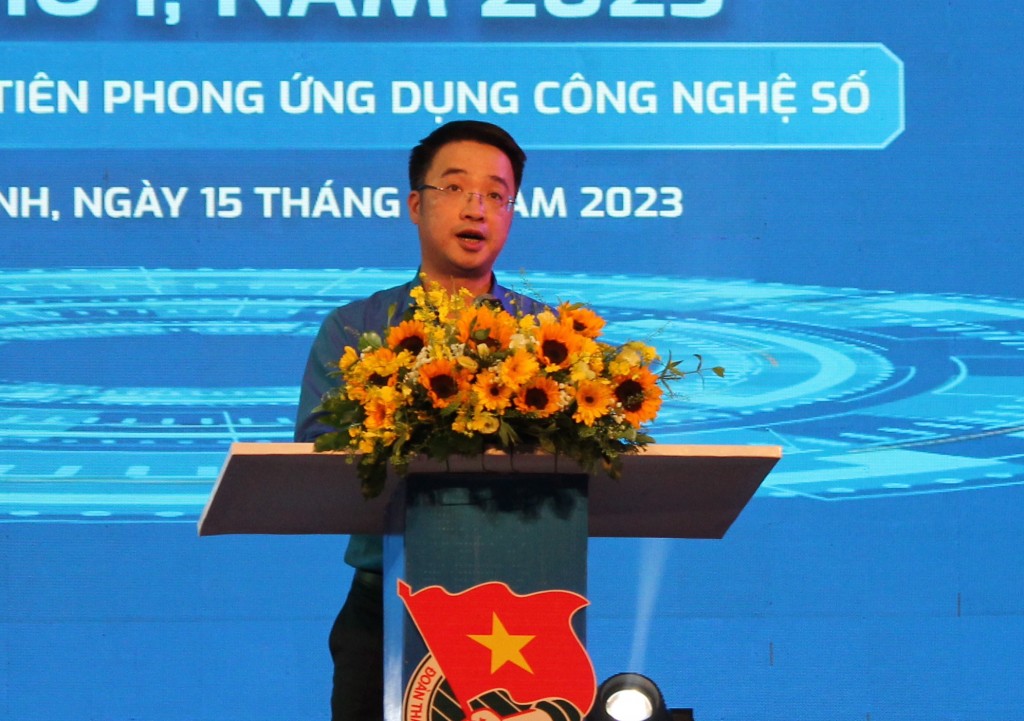 đồng chí Nguyễn Tường Lâm, Bí thư BCH Trung ương Đoàn, Phó Chủ nhiệm thường trực Uỷ ban Quốc gia về Thanh niên Việt Nam