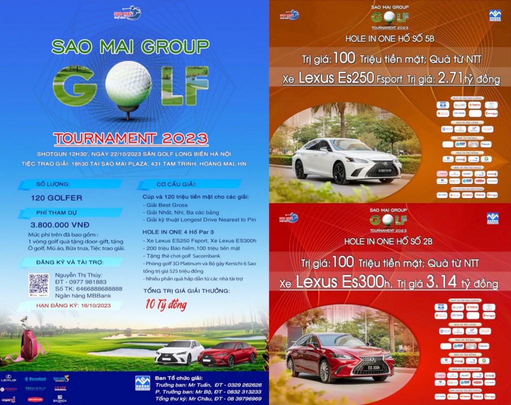 150 golfer tranh tài tại Giải Golf Tournament 2023