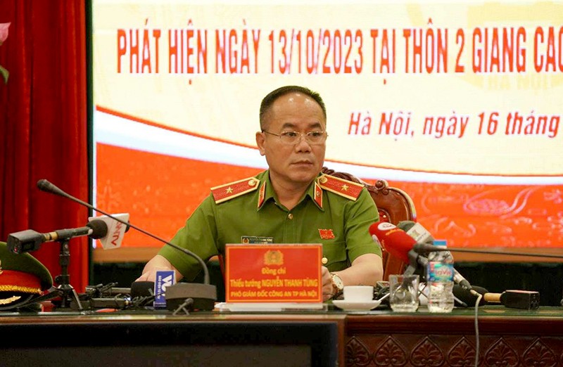 Thiếu tướng Nguyễn Thanh Tùng – Phó Giám đốc Công an TP Hà Nội đã chủ trì Hội nghị