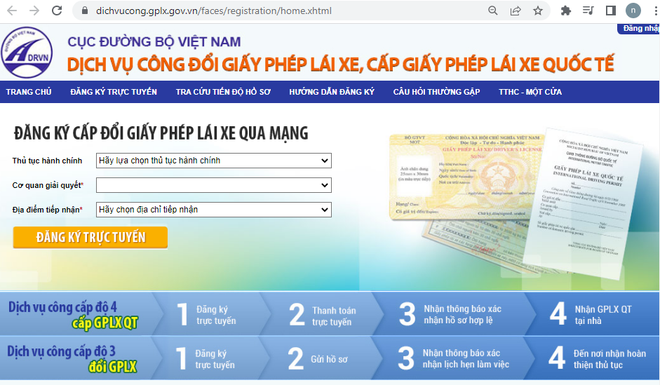 Hà Nội: Lượng hồ sơ tiếp nhận đổi giấy phép lái xe tăng gần 50%