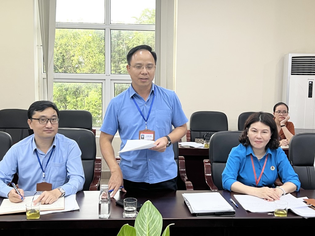 Đồng chí Võ Xuân Trọng - Phó Chủ tịch UBND quận Hoàng Mai