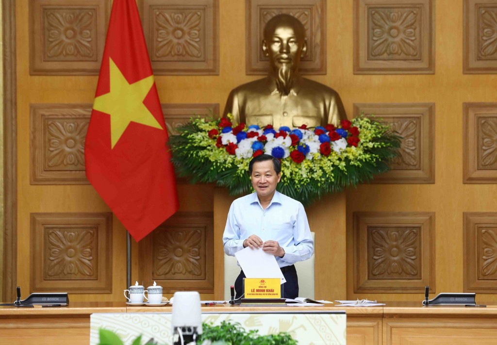 Phó Thủ tướng Lê Minh Khái yêu cầu hoàn thiện phương án, đảm bảo khả thi, đúng pháp luật để xử lý dứt điểm dự án DQS. Ảnh: VGP