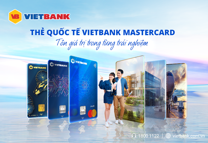 Thẻ quốc tế Vietbank Mastercard - tôn giá trị trong từng trải nghiệm