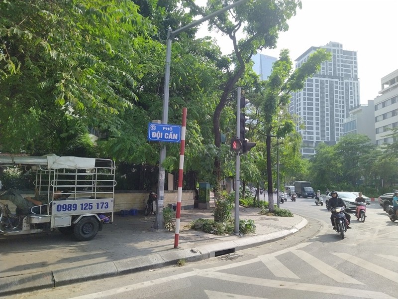 Hà Nội điều chỉnh tổ chức giao thông tuyến phố Đội Cấn