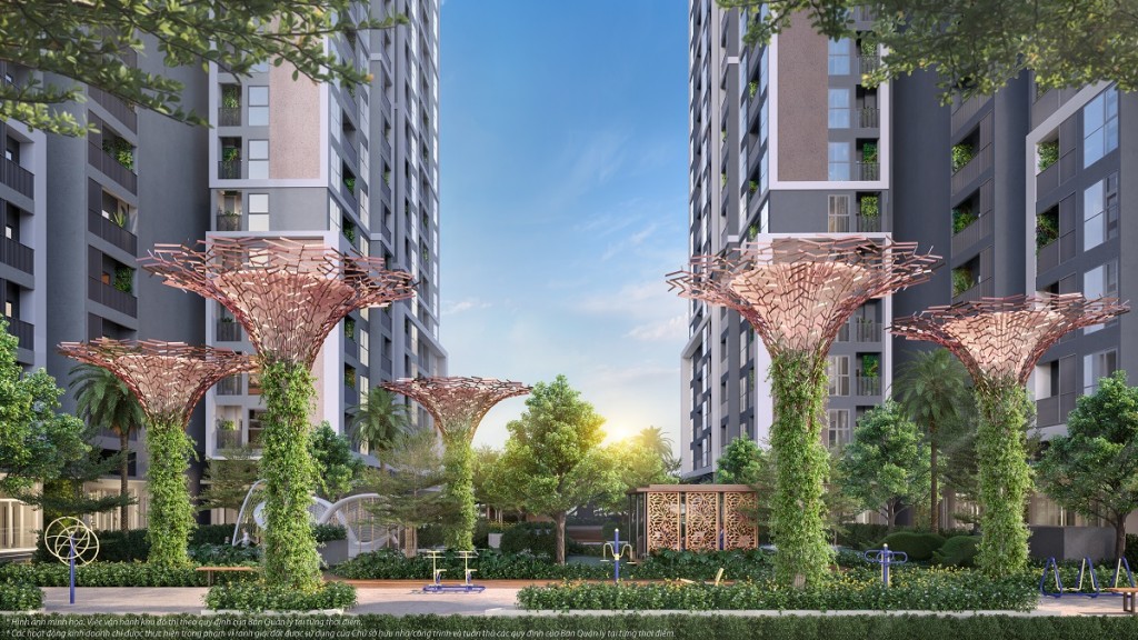 Những kiến trúc cảnh quan đậm nét Singapore trong nội khu The Canopy Residences