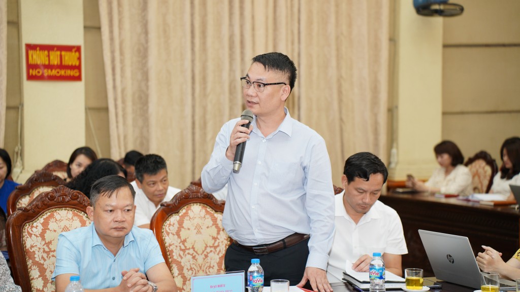 Đại diện huyện Mê Linh đưa ra các đề xuất