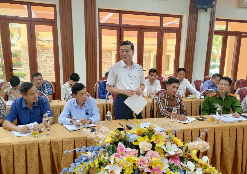 Ông Nguyễn Quang Hưng - Giám đốc Công ty CP Bến xe Vĩnh Niệm, Hải Phòng phát biểu tại Hội nghị
