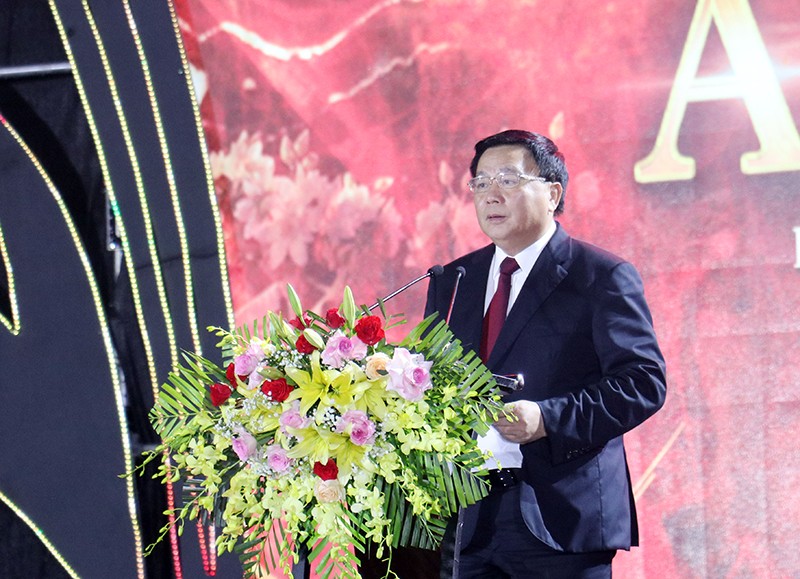 Đồng chí Nguyễn Xuân Thắng - Giám đốc Học viện Chính trị Quốc gia Hồ Chí Minh, Chủ tịch Hội đồng Lý luận Trung ương phát biểu