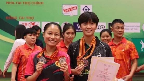 Bóng bàn Hà Nội T&T giành 2 huy chương Vàng tại giải các đội mạnh quốc gia