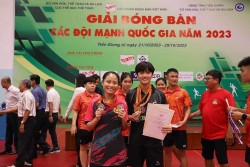 Bóng bàn Hà Nội T&T giành 2 huy chương Vàng tại giải các đội mạnh quốc gia