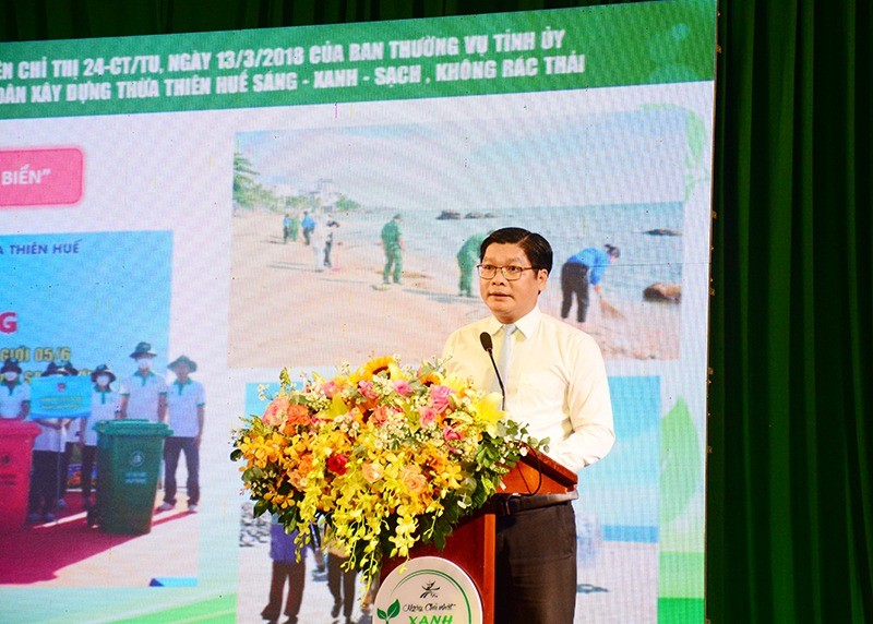 Trưởng ban Dân vận Tỉnh ủy TT - Huế, Nguyễn Chí Tài khẳng định phong trào thu hút toàn dân tham gia, hưởng ứng và lan tỏa sâu rộng 