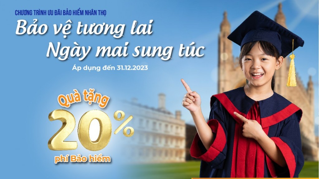 LPBank tặng sổ tiết kiệm trị giá 20% phí bảo hiểm thực thu năm đầu