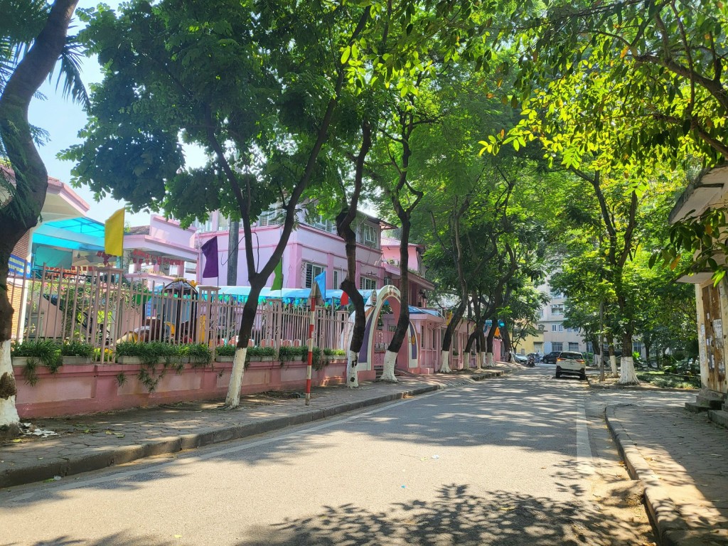Con đường xanh sạch đẹp tại Hoàng Mai, Hà Nội