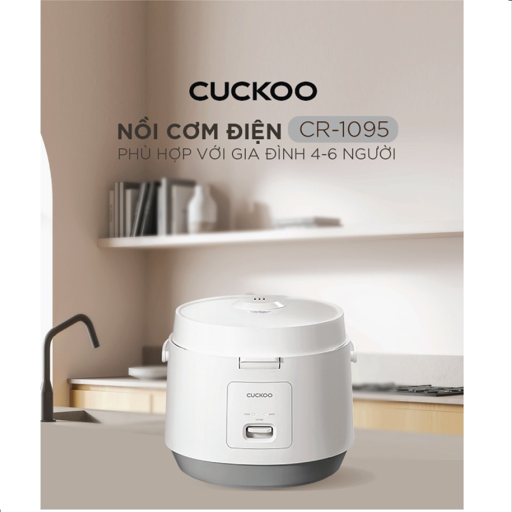 Nồi cơm điện cơ CR-1095 - sản phẩm mới nhất từ Cuckoo với công nghệ nhiệt 3D đột phá