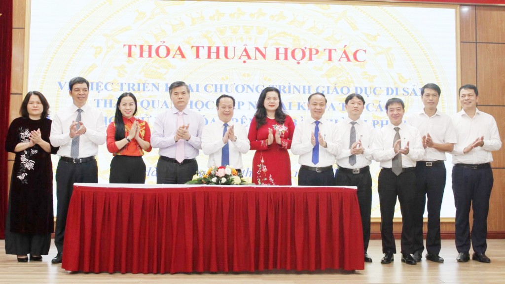 Hợp tác giáo dục truyền thống cho học sinh qua di sản văn hóa