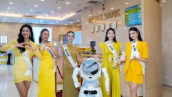 Thí sinh Hoa hậu Hoàn vũ Việt Nam trải nghiệm tại Nam A Bank