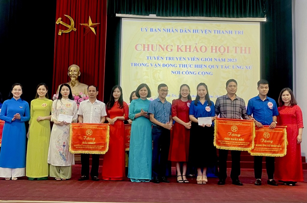 Xã Thanh Liệt giành giải Nhất hội thi