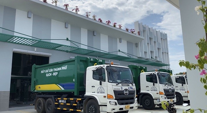 Đà Nẵng đưa vào vận hành trạm trung chuyển rác thải trị giá 171 tỷ đồng, công suất đạt khoảng 500 tấn/ngày (ảnh danang.gov)
