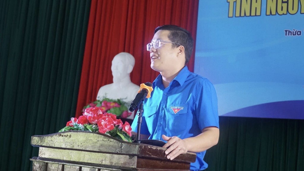 Đồng chí Nguyễn Thanh Hoài, Bí thư Tỉnh đoàn, Chủ tịch Hội LHTN tỉnh Thừa Thiên - Huế (ảnh thanhnien.tth.gov)