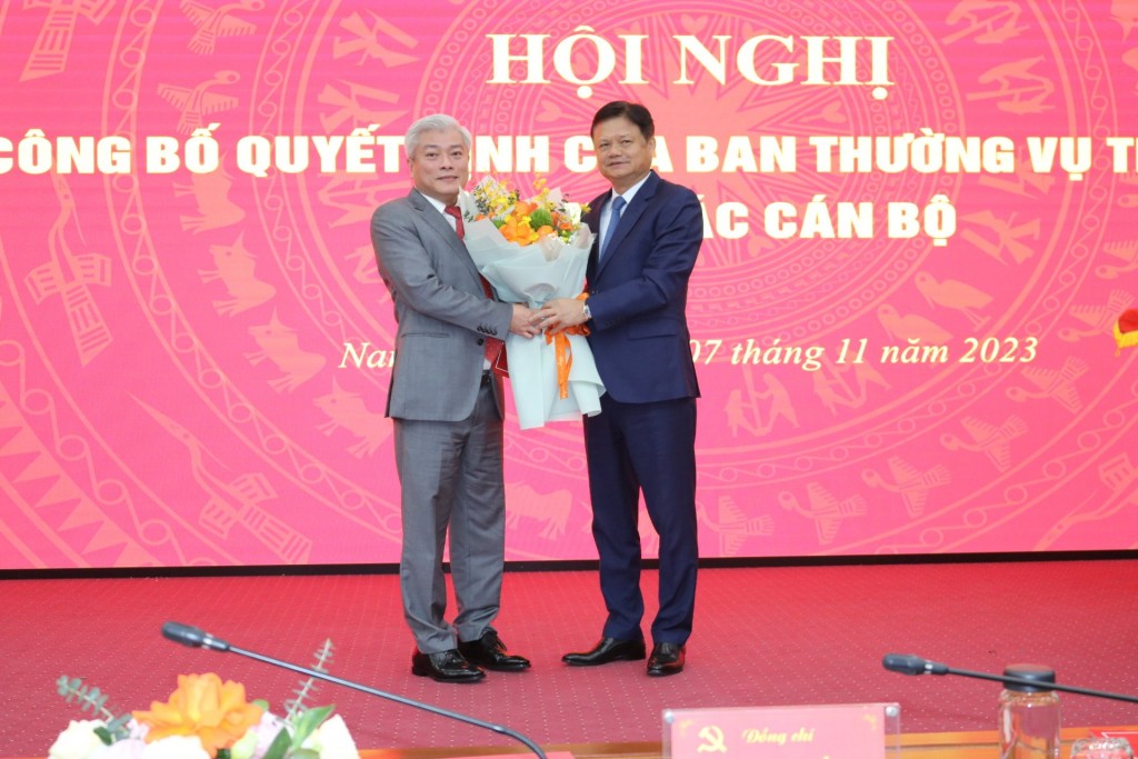 Đồng chí Mai Trọng Thái làm Phó Bí thư quận ủy Nam Từ Liêm