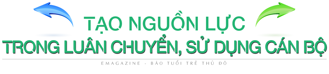 Tạo nguồn lực trong luân chuyển, sử dụng cán bộ