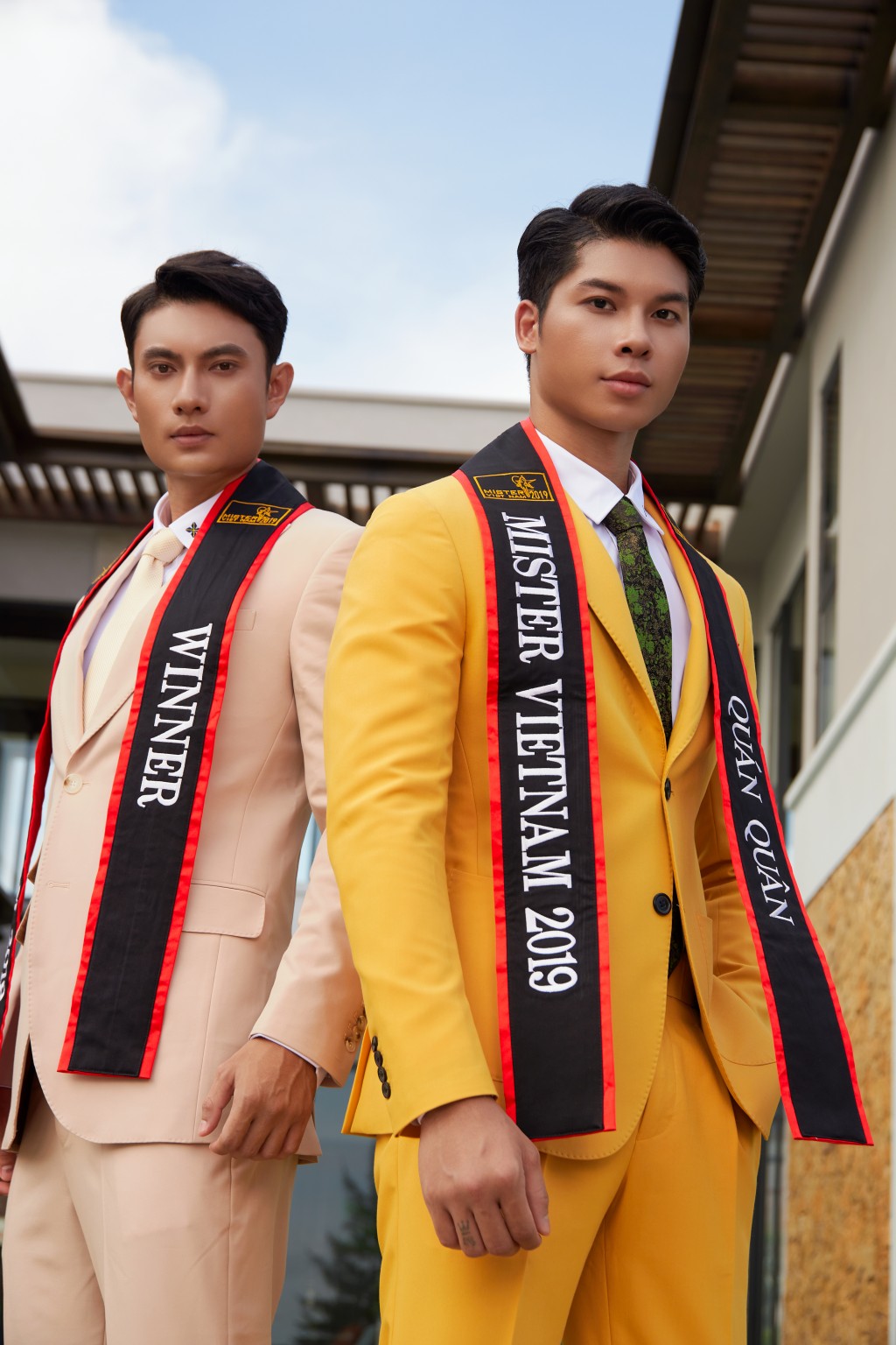 Quán quân Mister Vietnam 2019 Phạm Minh Quyền và Phạm Đình Lĩnh