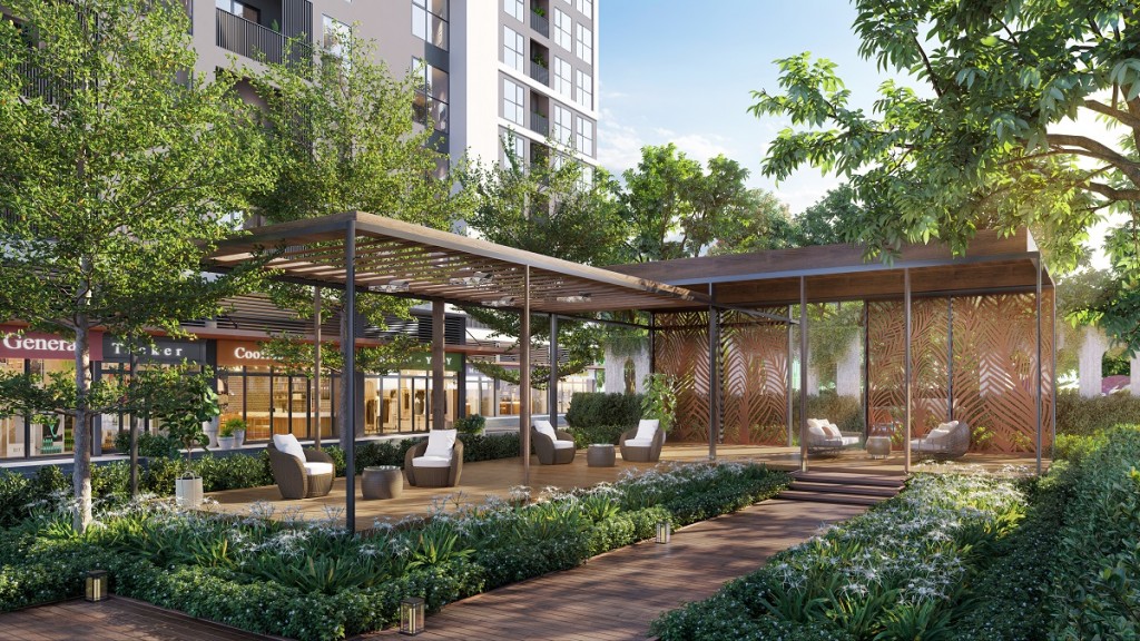 Tiện ích xanh đầy độc đáo trong không gian sống tại The Canopy Residences