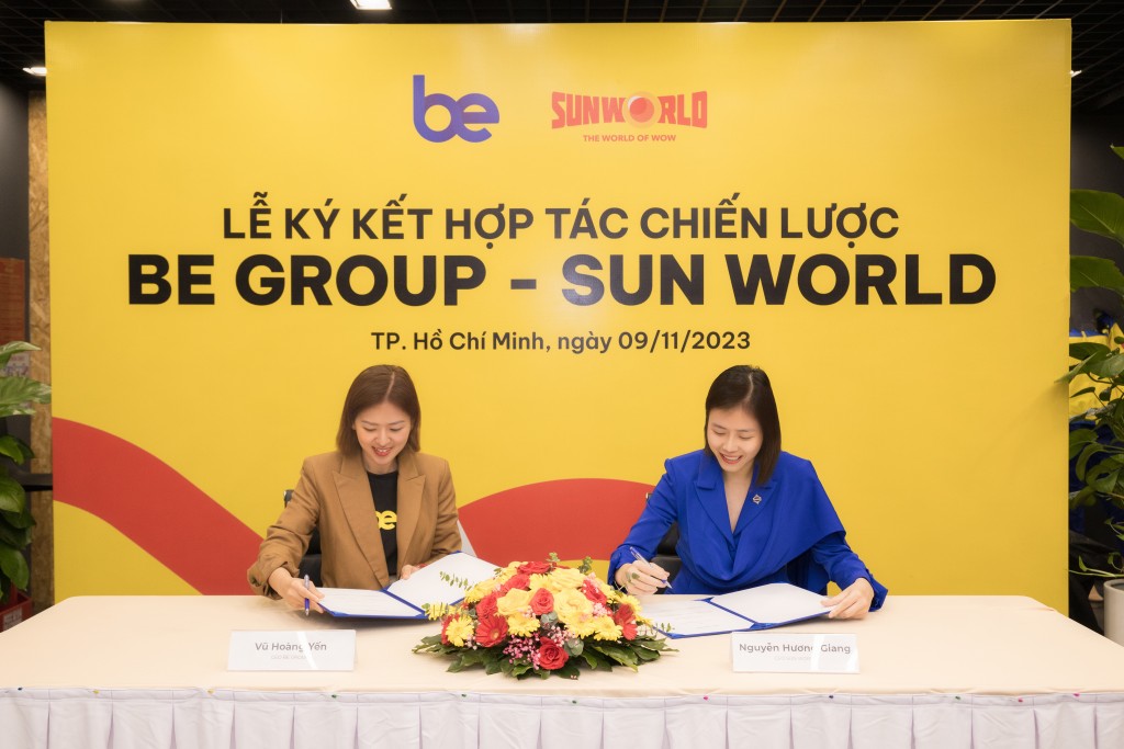 Lễ ký kết hợp tác chiến lược giữa Be Group và Sun World