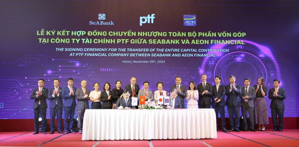 SeABank và AEON Financial ký kết hợp đồng chuyển nhượng  Công ty tài chính PTF, trị giá 4.300 tỷ đồng