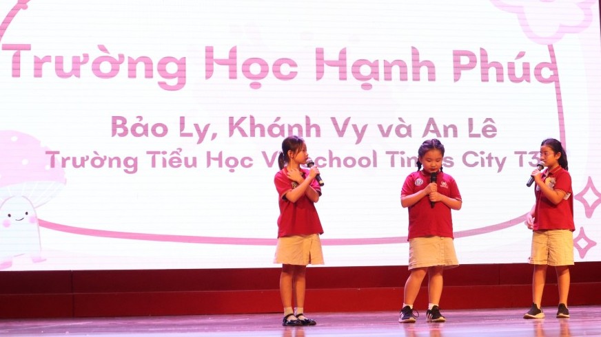 Trường học hạnh phúc và ý kiến của bạn nhỏ Thủ đô