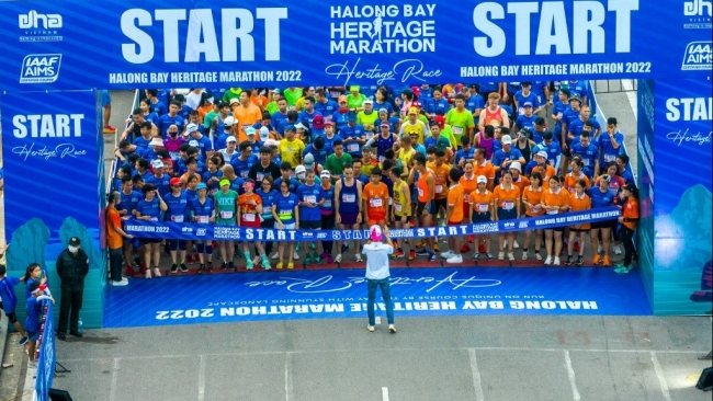 Hơn 9.000 VĐV chinh phục giải HalongBay Heritage Marathon 2023