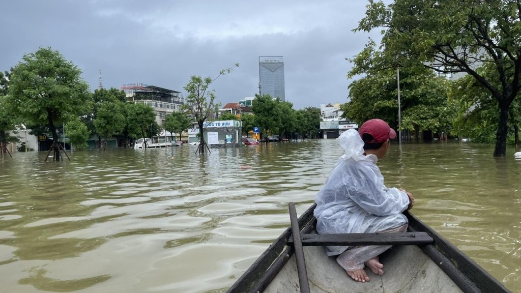 Nước lũ tại Thừa Thiên - Huế đang xuống chậm