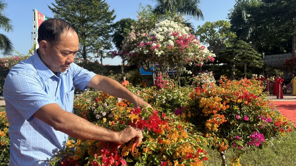 Khai mạc Lễ hội cây cảnh, hoa giấy Phù Đổng